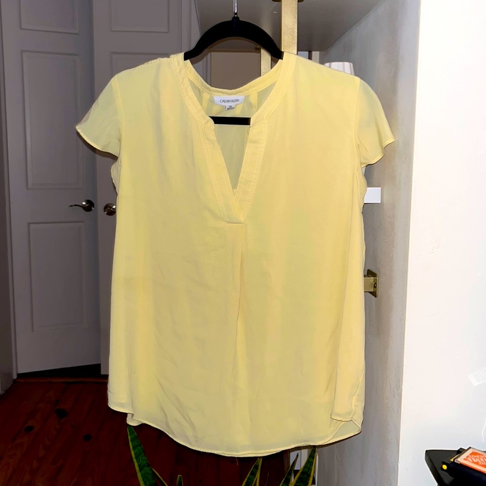 Calvin Klein Yellow Top